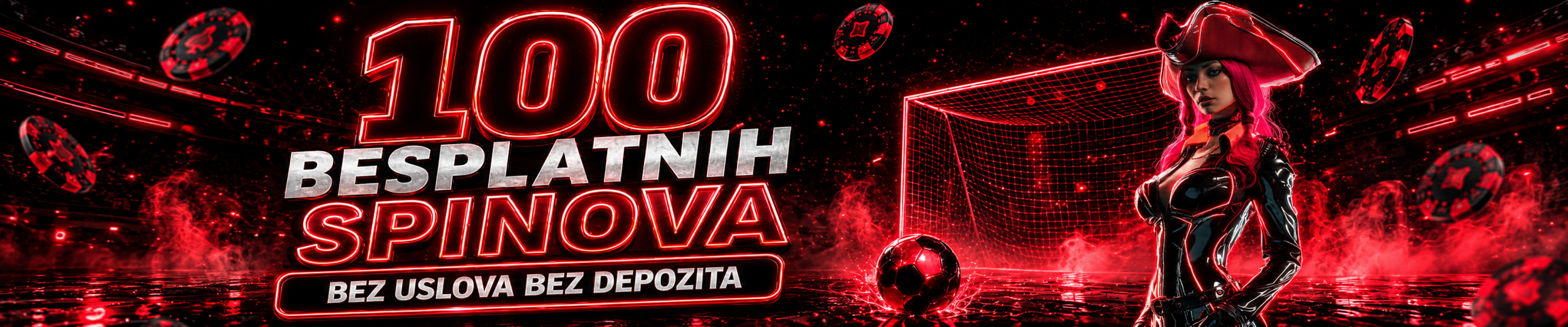 REGISTRUJ SE I PREUZMI 100 BESPLATNIH SPINOVA