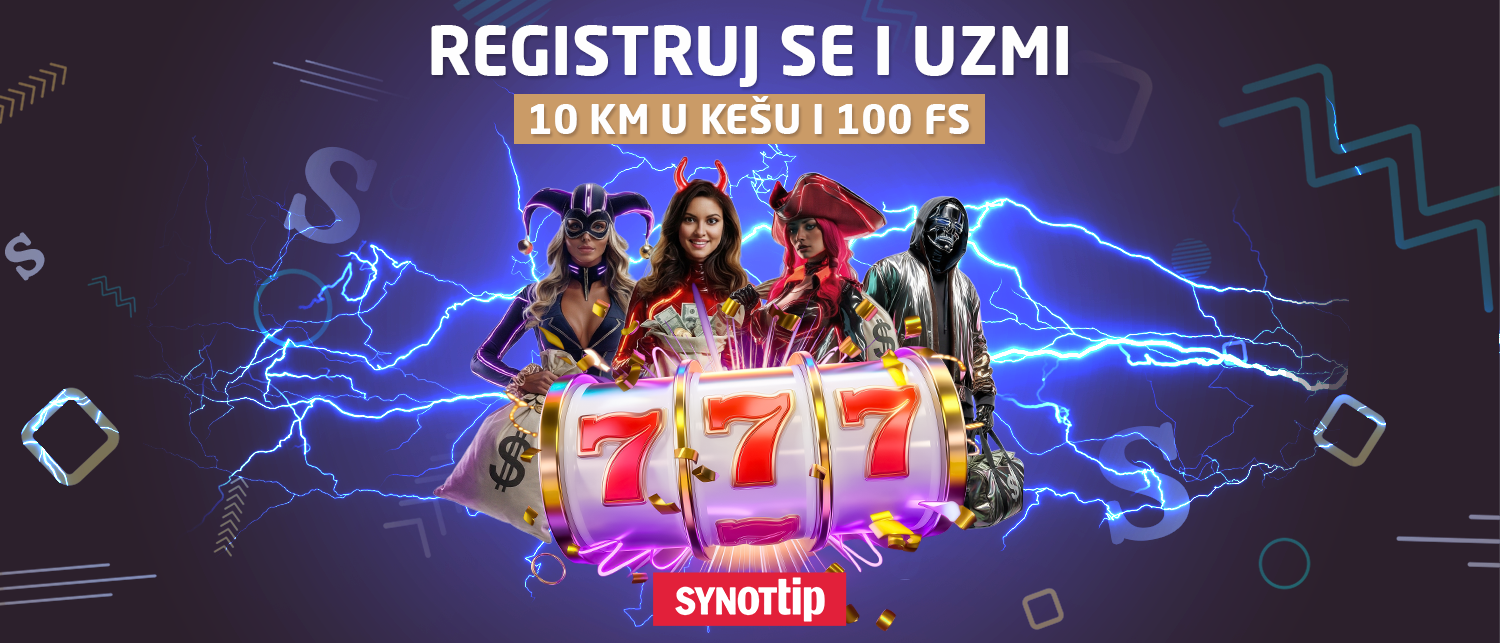 REGISTRUJ SE UZMI 10 KM U KEŠU I 100 SPINOVA