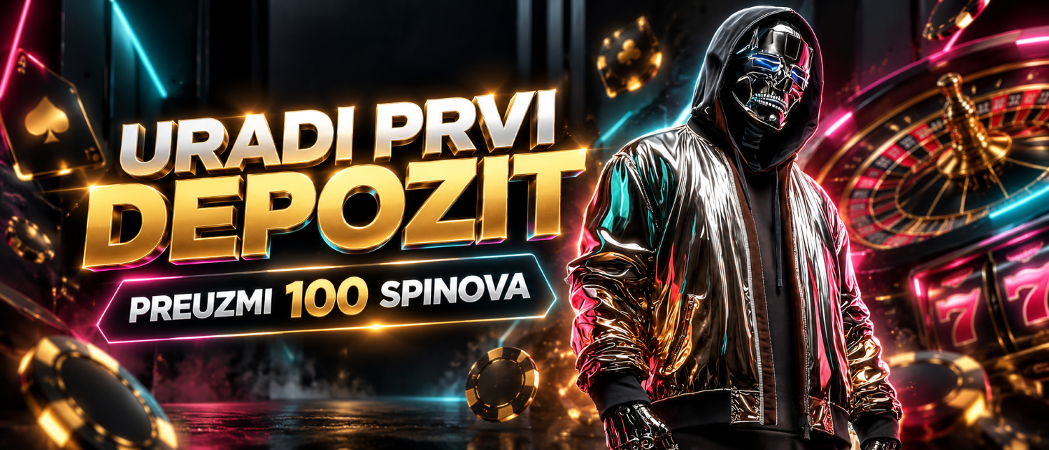 URADI PRVI DEPOZIT I PREUZMI 100 SPINOVA