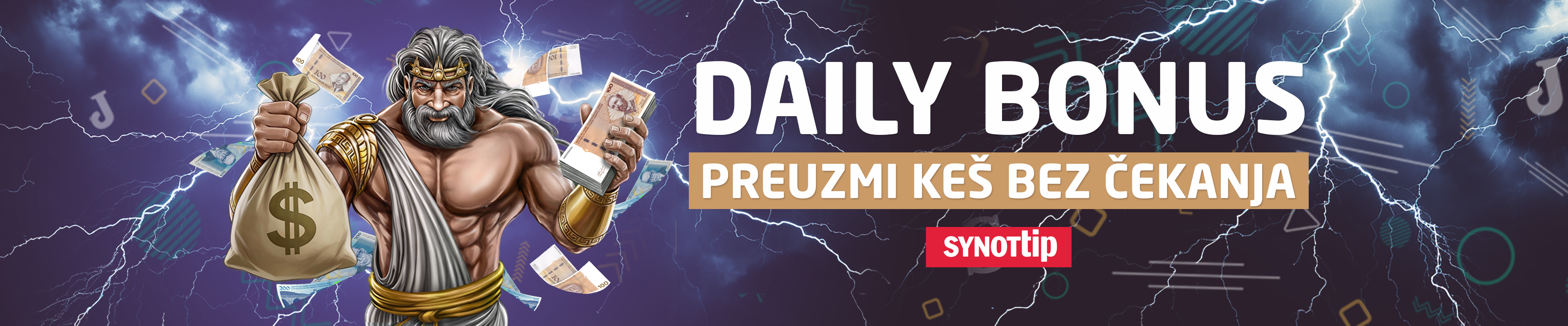 JEDINI DNEVNI BONUS KOJI NUDI ČIST KEŠ - 50 KM DOSTUPNO