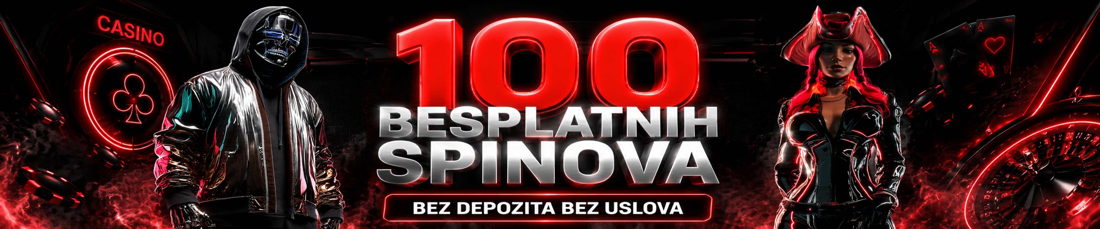 REGISTRUJ SE I PREUZMI 100 BESPLATNIH SPINOVA