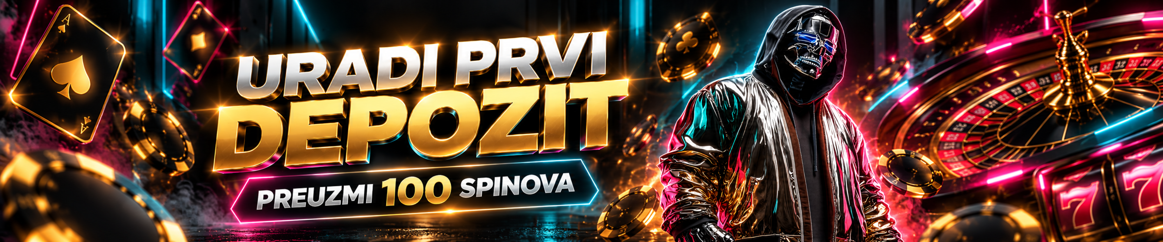 URADI PRVI DEPOZIT I PREUZMI 100 SPINOVA